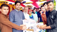 কাগইল করুনাকান্ত উচ্চ বিদ্যালয়ে বিদায় সংবর্ধনা