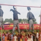 লক্ষীছড়িতে কল্পনা চাকমার অপহরণকারীদের প্রতীকী ফাঁসি