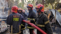 হাটহাজারীতে অগ্নিকান্ডে দোকান ও বসতঘর পুড়ে ছাই