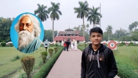 ২৫ শে বৈশাখ রবীন্দ্রনাথের ১৬৪ তম জন্মদিনে সেজেছে কুঠিবাড়ি