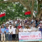 রাঙামাটি সরকারি কলেজ ছাত্রদলের উদ্যোগে আনন্দ মিছিল