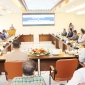 ন্যাশনাল ডিফেন্স কলেজ এর ইন্টারনাল স্টাডি ট্যুর অংশগ্রহণকারীদের সাথে মতবিনিময়