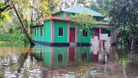ঝালকাঠির কৃষ্ণকাঠিতে ২শ পরিবার পানিবন্দি