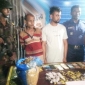 পার্বতীপুরে যৌথ বাহিনীর অভিযানে মাদকসহ পিতা-পুত্র গ্রেফতার