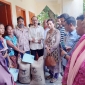 কাপ্তাইয়ে ভি ডব্লিউ বি কার্ড ধারীদের চাল বিতরণ