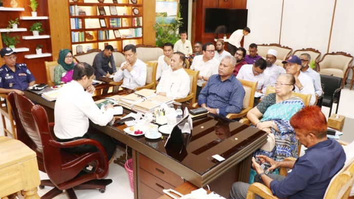 রাঙামাটিতে উৎসবের আগে সম্প্রীতি রক্ষায় ঐক্যের অঙ্গীকার