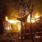 রাজাপুরে ছাত্রলীগ সভাপতির ঘরে আগুন