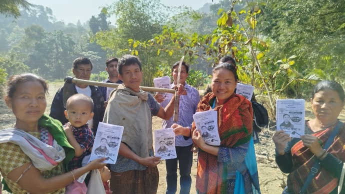 এবার যাতে কেউ ভোটারদের মাথা বিক্রি করতে না পারে সে বিষয়ে সজাগ থাকতে ভোটাদের প্রতি অনুরোধ জানান জুঁই চাকমা