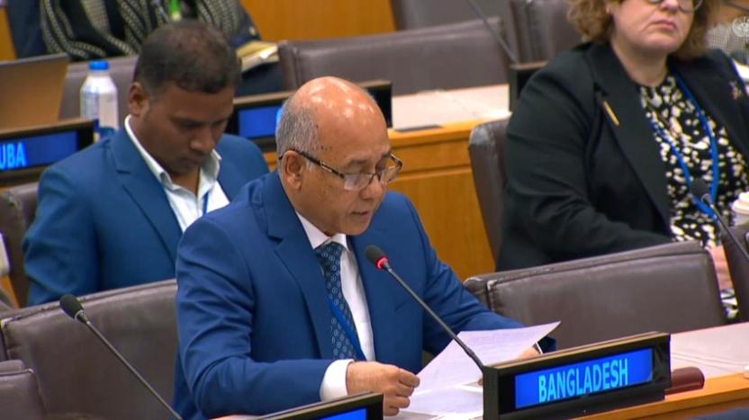 পার্বত্য চট্টগ্রাম চুক্তি বাস্তবায়নে সরকারের কার্যক্রম জাতিসংঘে তুলে ধরলেন পার্বত্য সচিব