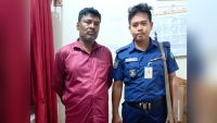 রাঙামাটিতে ০৭ মামলার পলাতক আসামী ও মাদক সম্রাট হোসেন গাঁজাসহ গ্রেফতার