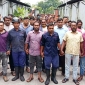 বড়পুকুরিয়া কয়লা খনির শ্রমিকরা কোল ফেইস বোনাসের দাবিতে বিক্ষোভ