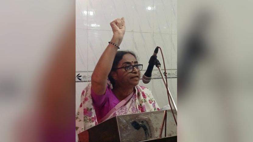 বিপ্লবী ওয়ার্কার্স পার্টির শীর্ষ নেত্রী বহ্নিশিখা জামালী হাসপাতালে ভর্তি