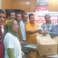 ডেঙ্গু রোগীদের জন্য ঝালকাঠি সদর হাসপাতালে ১শত স্যালাইন দিলেন যুবদল নেতা শামীম