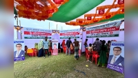 ঈশ্বরগঞ্জে ফ্রি মেডিকেল ক্যাম্প : চিকিৎসাসেবা পেলেন পাঁচ শতাধিক মানুষ
