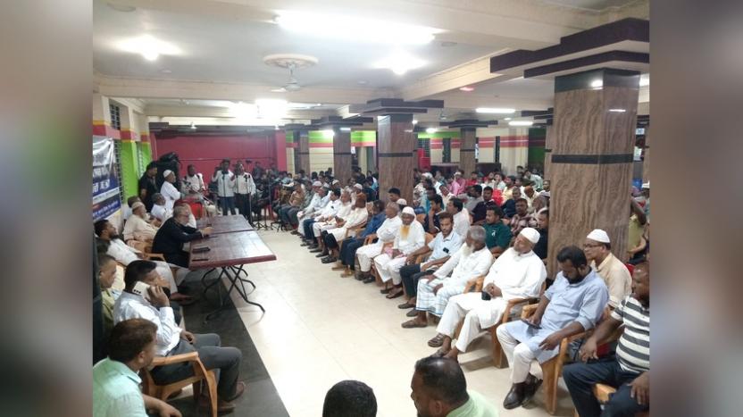 সন্ত্রাসীদের গুলীতে নিহত যুবদল নেতা মাসুদের স্মরণে রানীরহাটে শোকসভা