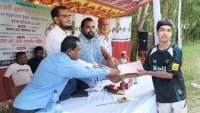 কেপিএমে উন্মুক্ত নক আউট মিনিবার ফুটবল টুর্ণামেন্টেের উদ্বোধনী খেলায় ফকিরাঘোনা বিজয়ী
