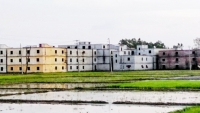 বড়পুকুরিয়া কয়লা খনি সম্প্রসারণের আগে কৃষিজমিতে বহুতল ভবন নির্মাণ